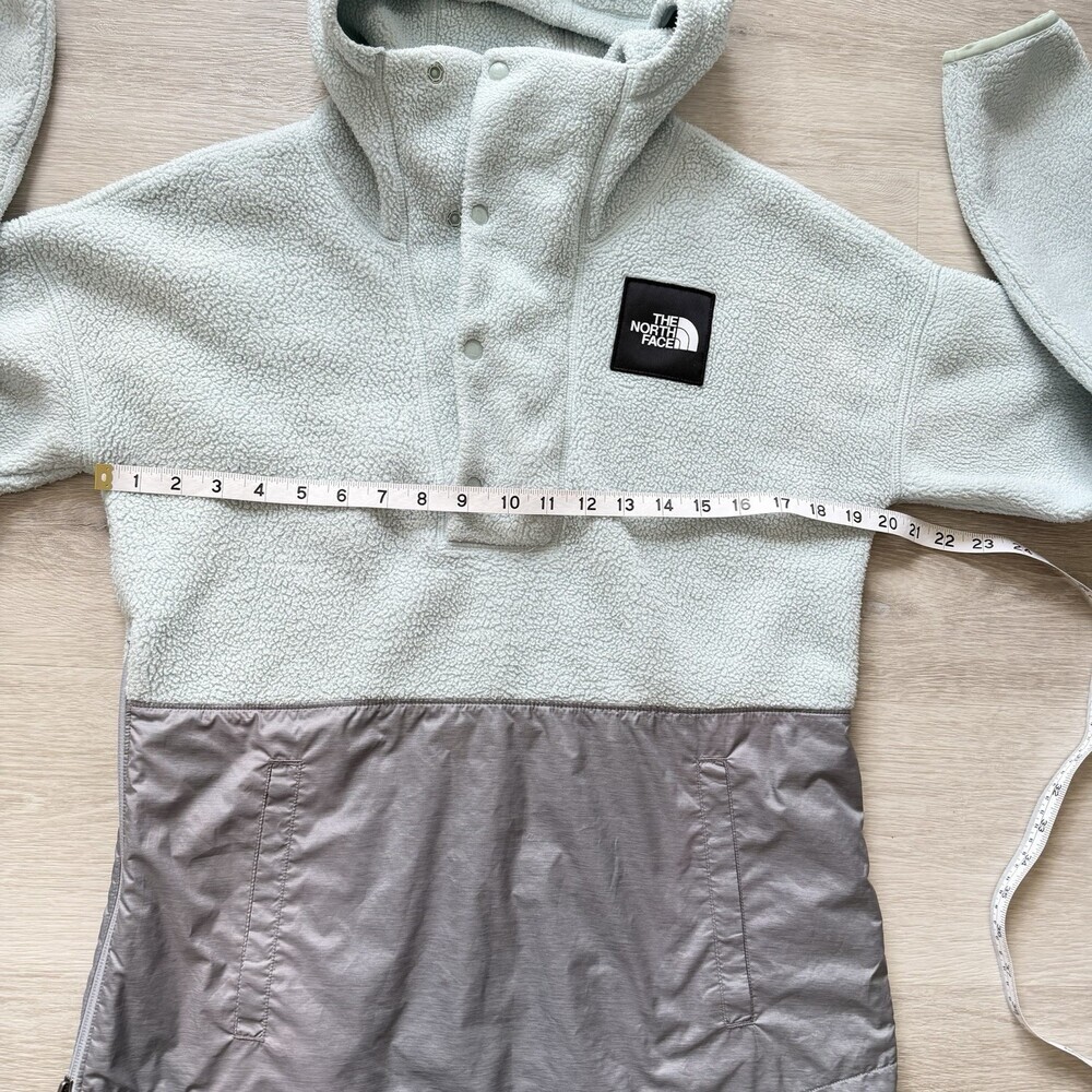 The North Face Mountain Sweatshirt 3.0 Anorak Women Hooded Size Small Blue Grey - Picture 9 of 14